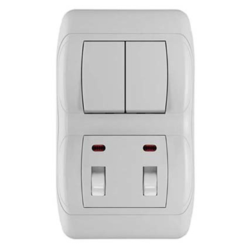 Vertikalni indikator za kupatilo Royal sa serijskom sklopkom i signalnom lampicom