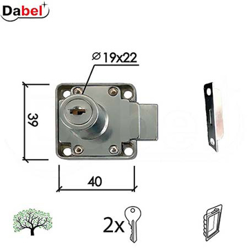 Slika Brava za nameštaj DABEL 2101 Hr fi19/22/40/39 mm 2K DBP1 – 3398119
