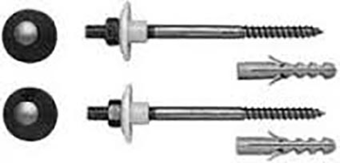 ISAFLEX inox šrafovi 6x100 za WC šolju sa tiplovima i kapama