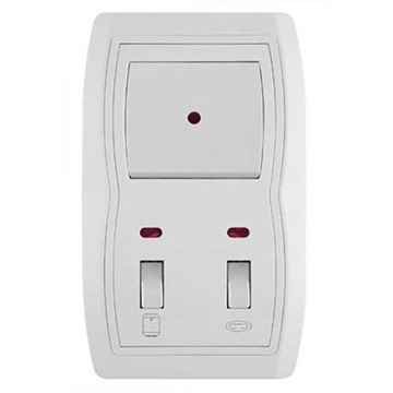 Vertikalni indikator za kupatilo Status sa jednopolnom sklopkom bele boje