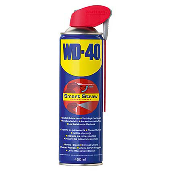 Slika Sprej WD-40 Smart Straw 450 ml – univerzalni sprej za podmazivanje i zaštitu od korozije