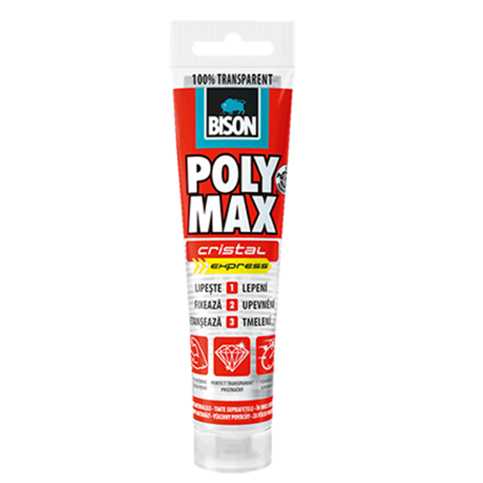 Slika BISON MONTAGE KIT POLYMAX KRISTAL 115 gr