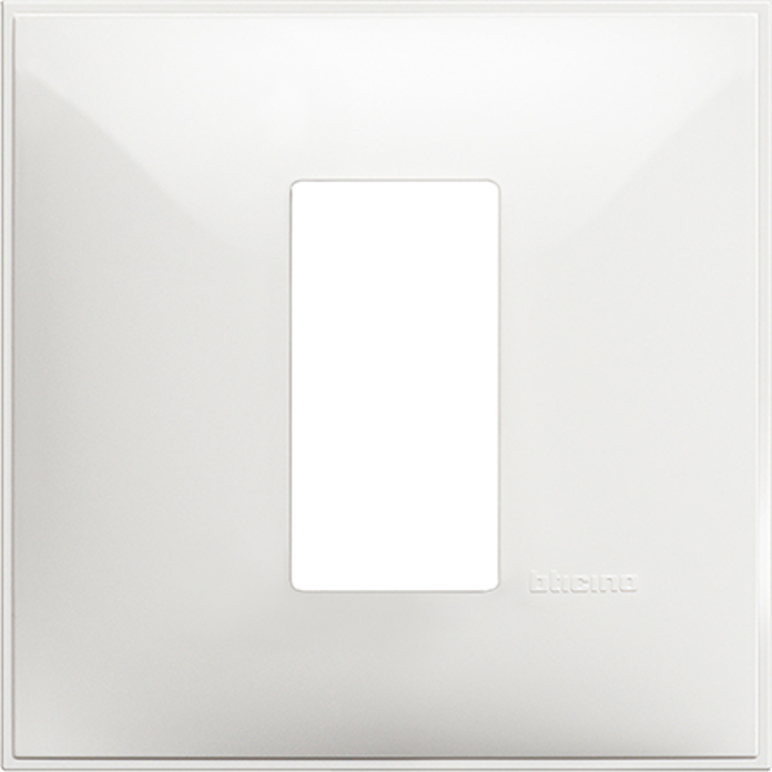 Slika Bticino Classia okvir 1M za doznu 2M bela sjaj R4801RW