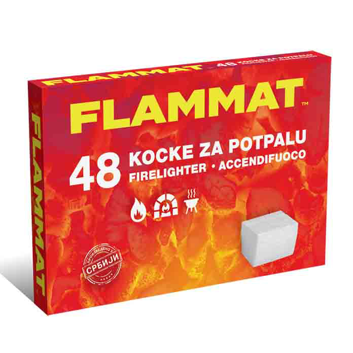Slika Hepo kocke FLAMMAT 1/48 beli potpalač vatre