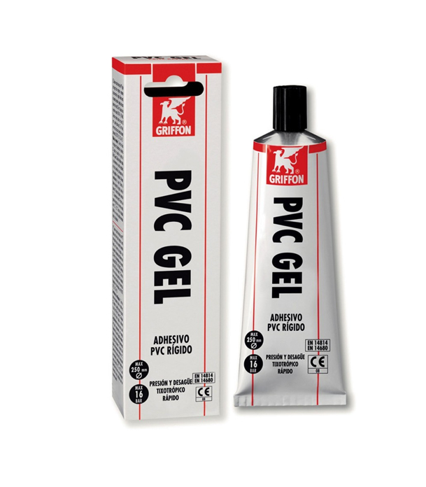 GRIFFON PVC Gel lepak 125 ml za lepljenje PVC cevi, nastavaka i fitinga pod pritiskom