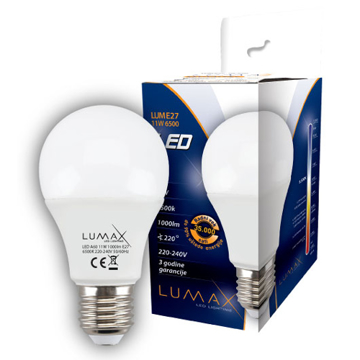 Slika Sijalica LED LUME27-11W E27 6500K 1000lm