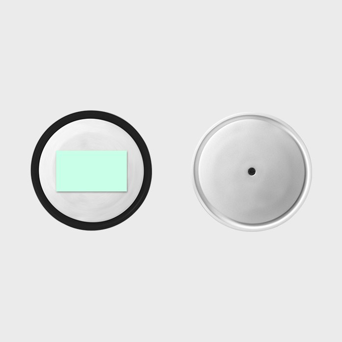 Slika Odbojnik za vrata plastični Ø60 mm beli (2 kom)