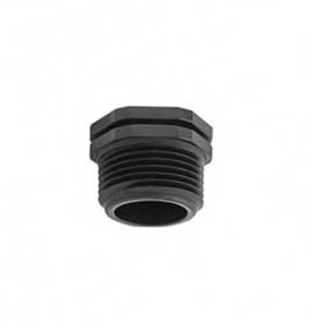 Plastični čep 1" sa spoljnim navojem za zatvaranje fitinga u sistemima za navodnjavanje i vodovodu