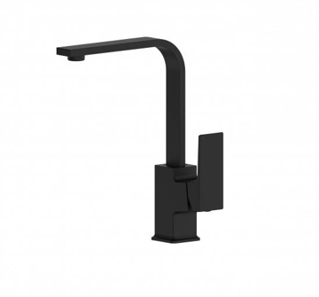 Mat crna baterija za sudoperu Minotti Quadra New 1518-3B sa tri cevi